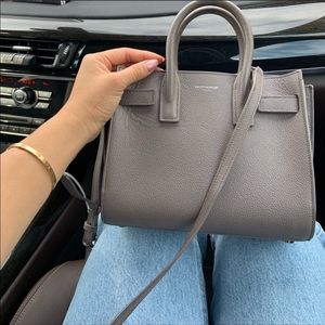 Saint Laurent Sac de Jour Nano gray